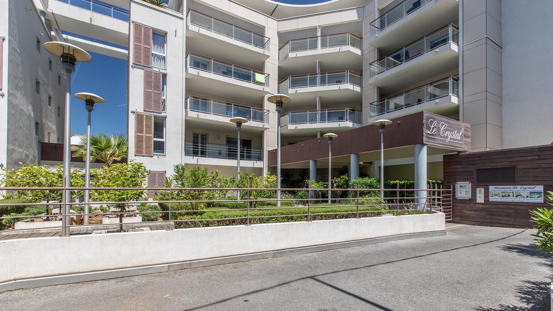 Vacanceole - Residence Le Crystal Cagnes-sur-Mer Zewnętrze zdjęcie