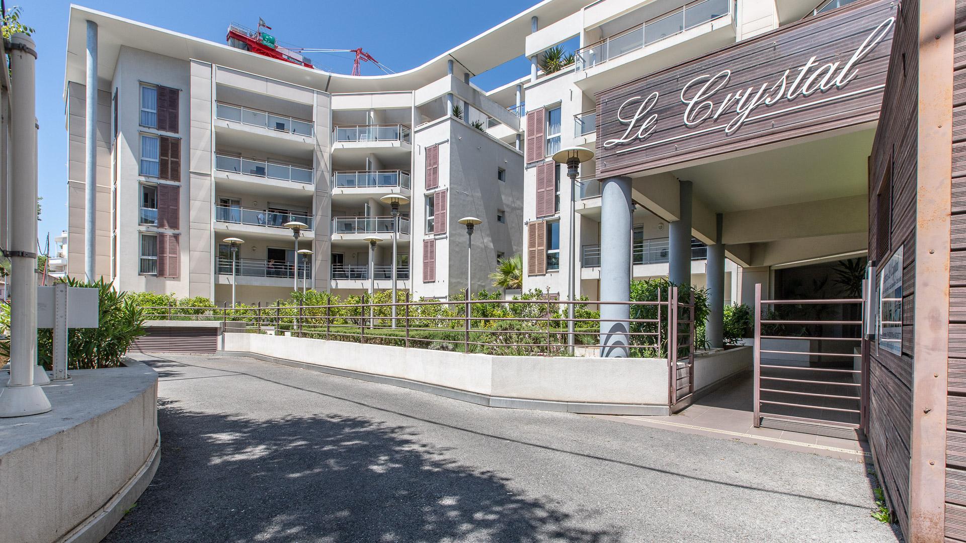 Vacanceole - Residence Le Crystal Cagnes-sur-Mer Zewnętrze zdjęcie