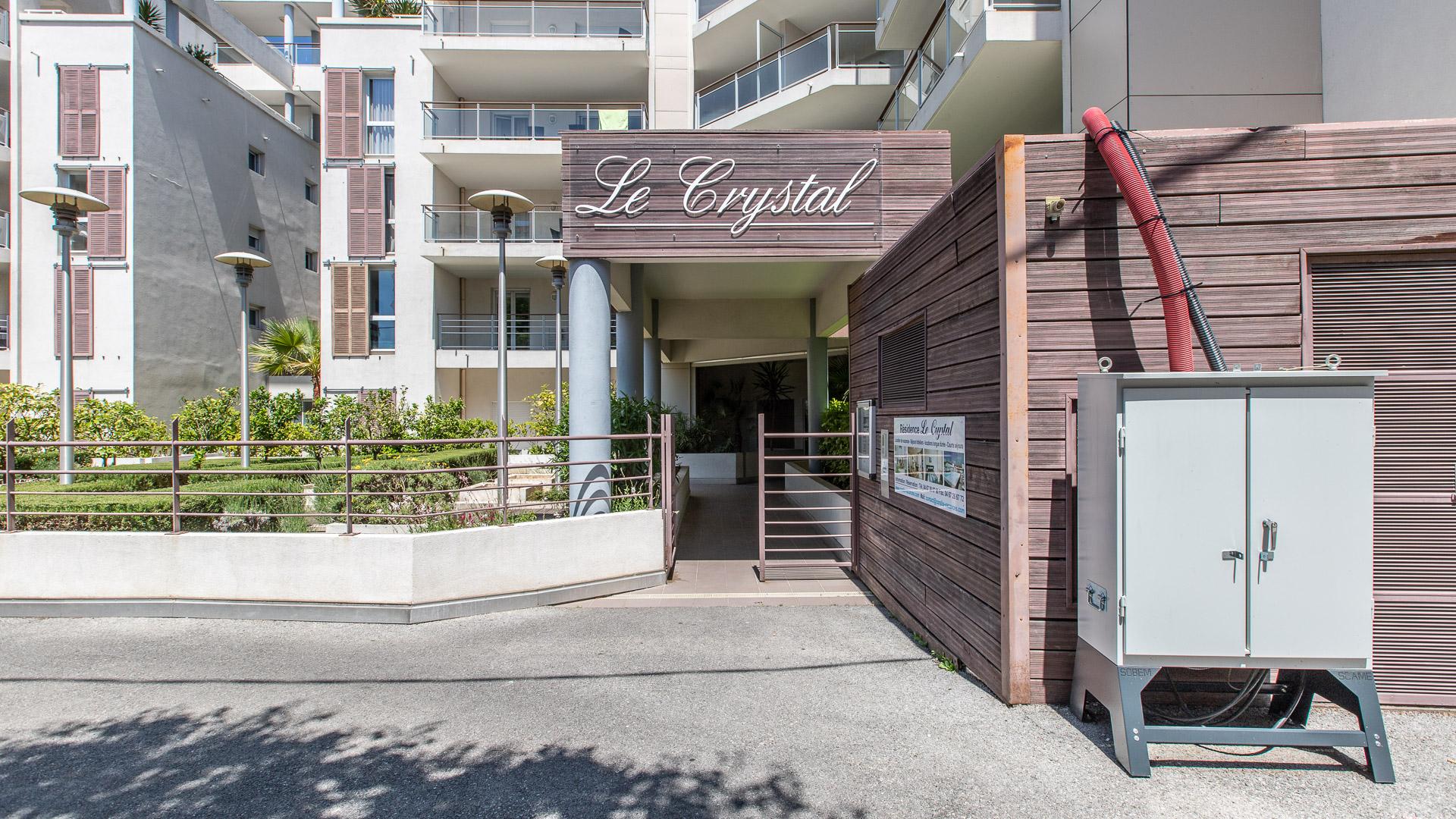 Vacanceole - Residence Le Crystal Cagnes-sur-Mer Zewnętrze zdjęcie
