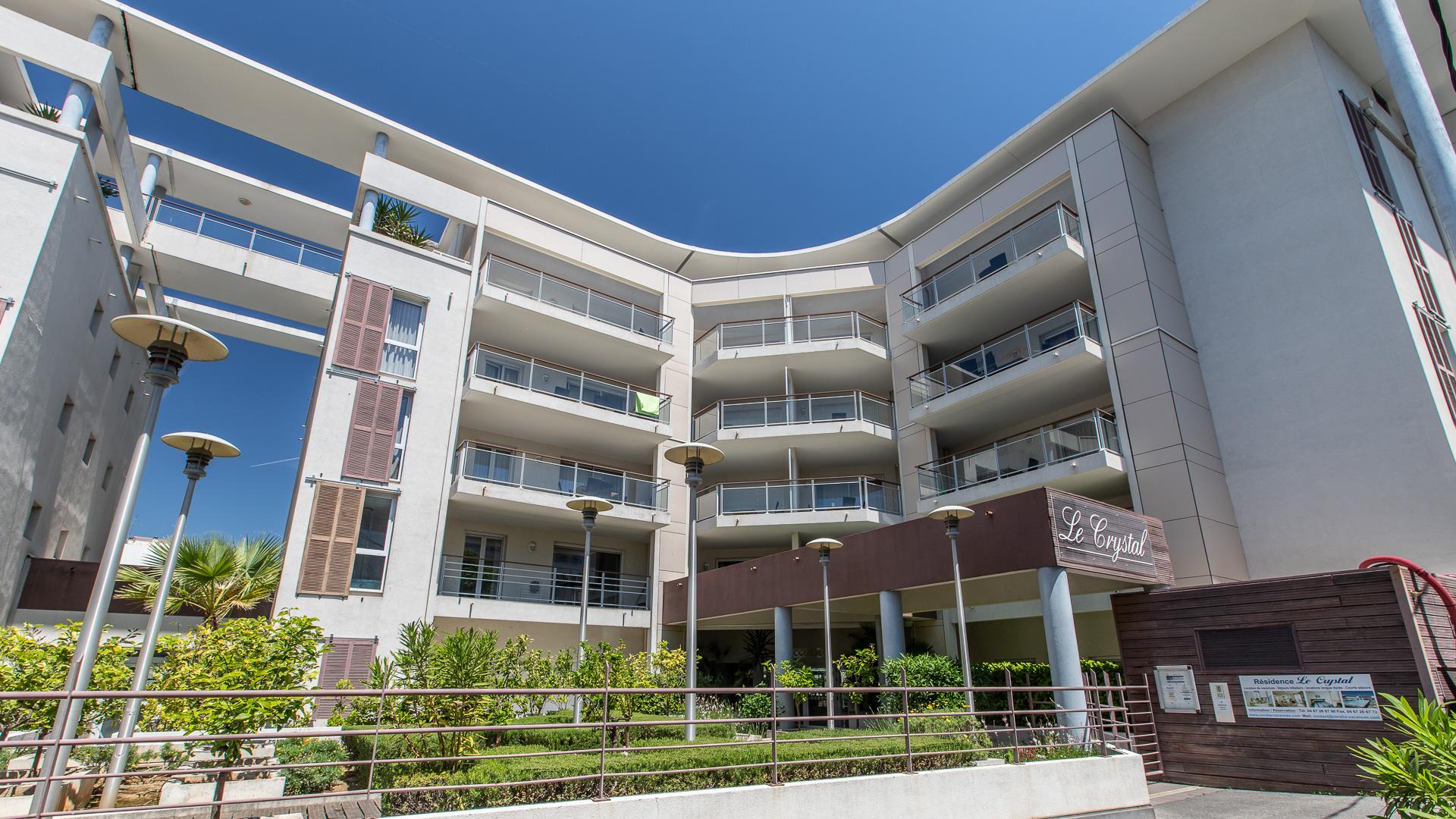 Vacanceole - Residence Le Crystal Cagnes-sur-Mer Zewnętrze zdjęcie